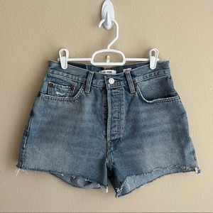 NWT Re/Done Denim Shorts